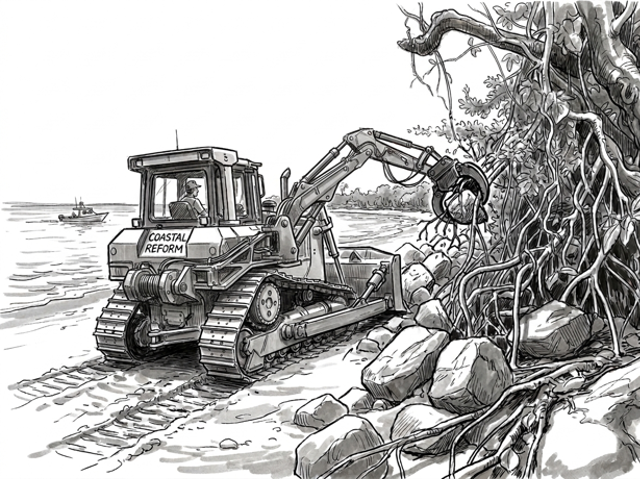 coastal-development-dozer-on-the-beach